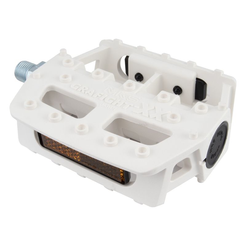 MKS GraFight-XX Platform Pedals 9/16'' (Pair) White