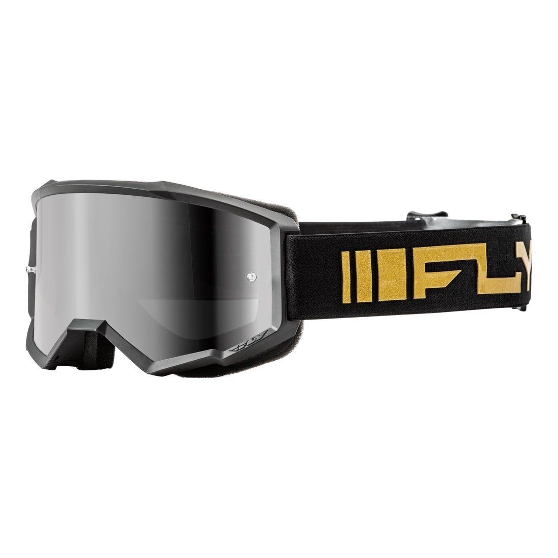 Fly Zone Goggle Black/Gold w/ Silver Mirror/Smoke Lens Fly Zone Goggle Black/Gold w/ Silver Mirror/Smoke Lens