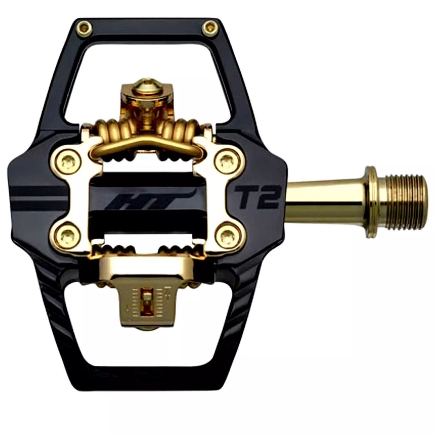 HT T2 SX Olympic Pedal 9/16'' Black/Gold Special Ed.