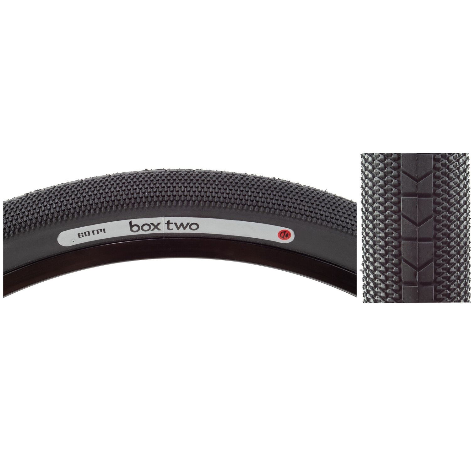 Box Two 60 TPI Wire Tire 24x1.75'' Black