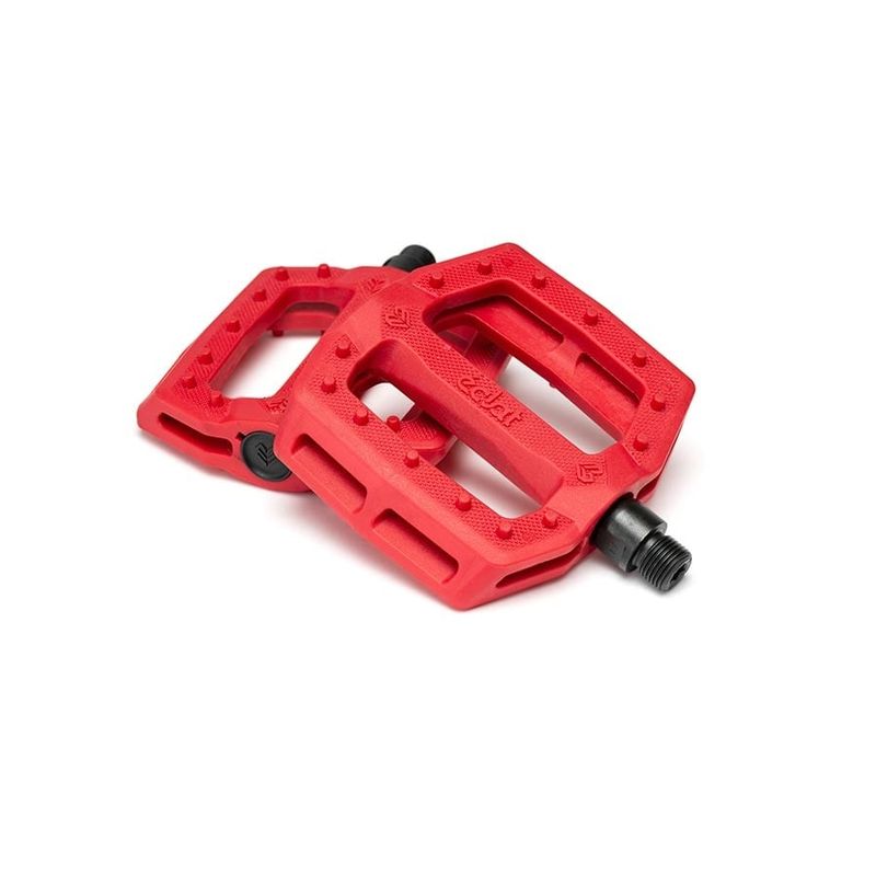 Eclat Slash Platform Pedals 9/16'' Red (Pair)