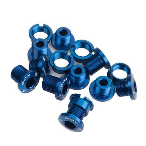 Box One 7075 Alloy Chainring Bolts Box One 7075 Alloy Chainring Bolts, Color: Blue