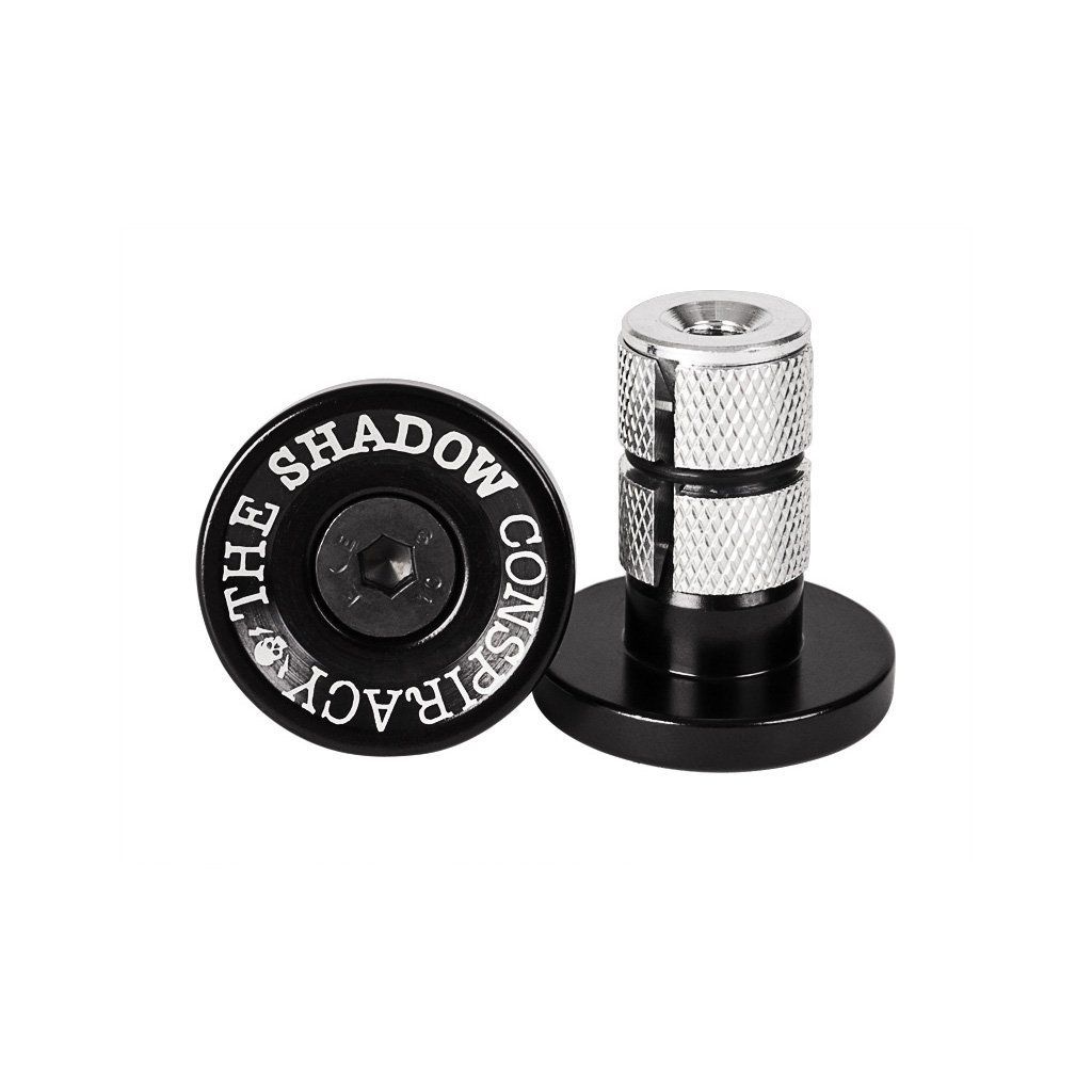TSC Deadbolt Bar Ends TSC Deadbolt Bar Ends, Color: Black