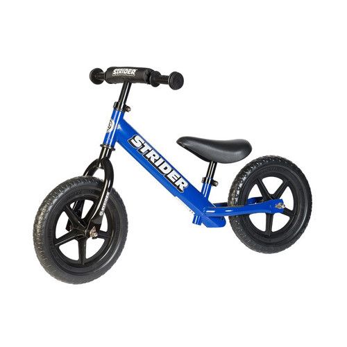 Strider 12 Sport Kids Balance Bike Blue