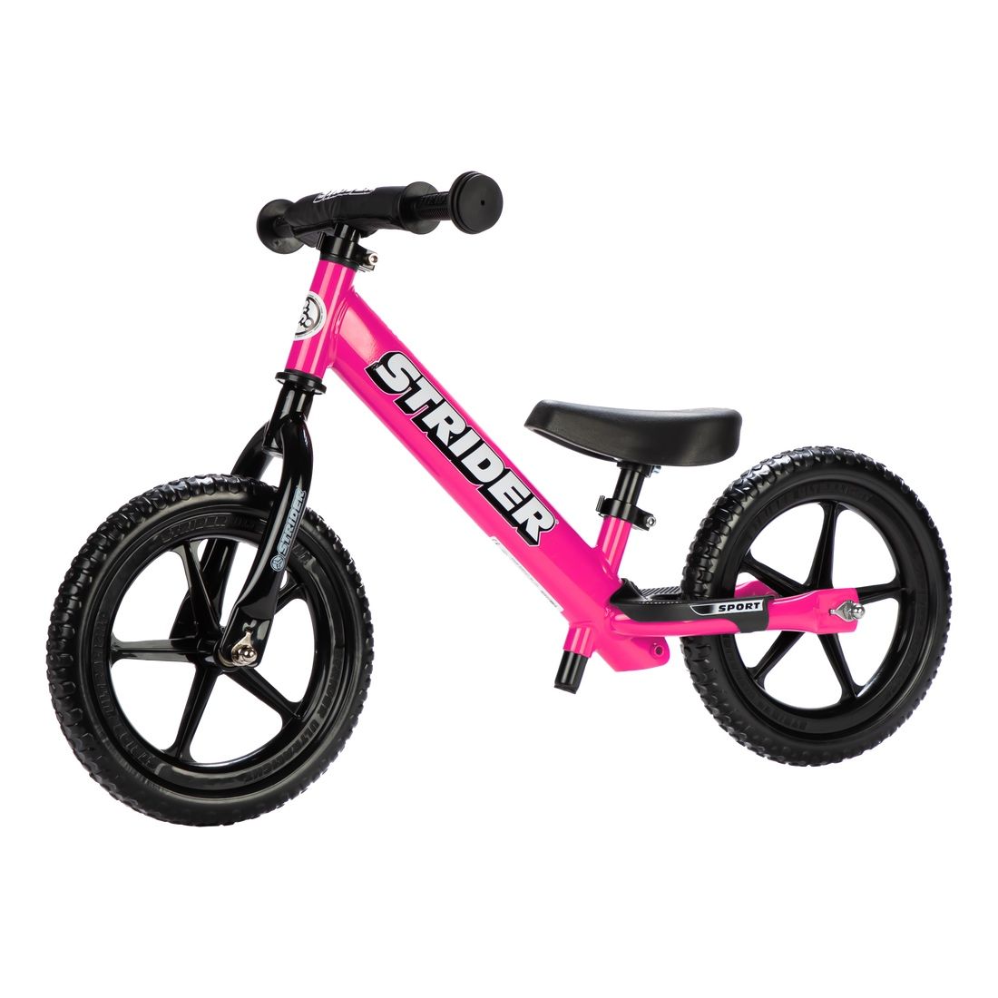 Strider 12 Sport Kids Balance Bike Pink