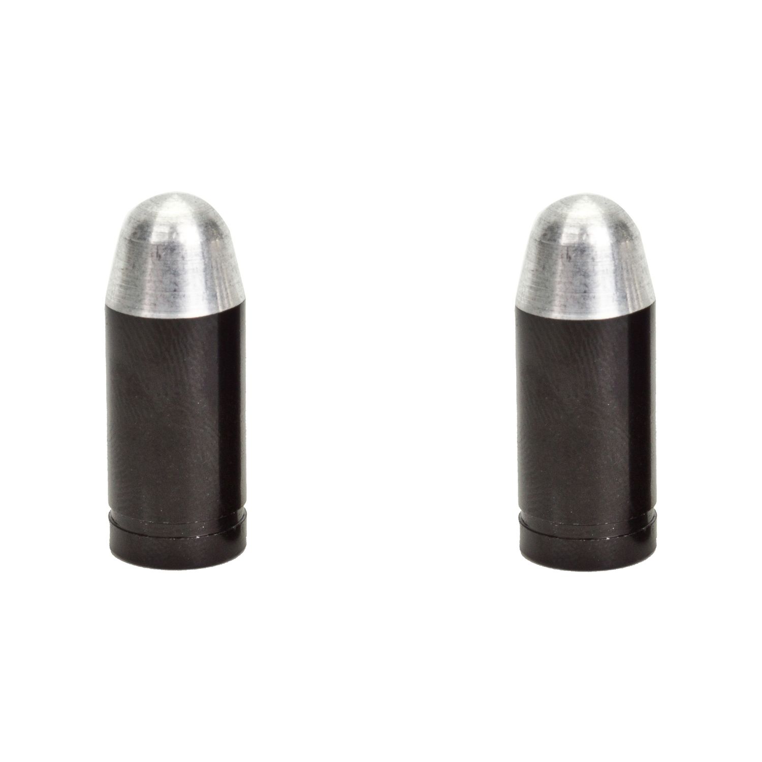 Trik Topz Bullet Valve Caps SV (Pair), Color: Black