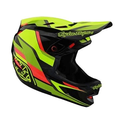 Troy Lee D4 Carbon Helmet Omega Black/Yellow