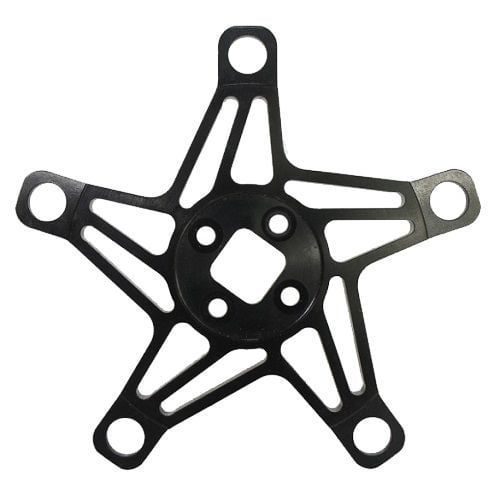 Answer Alumilite Crank 5-Bolt Spider Black
