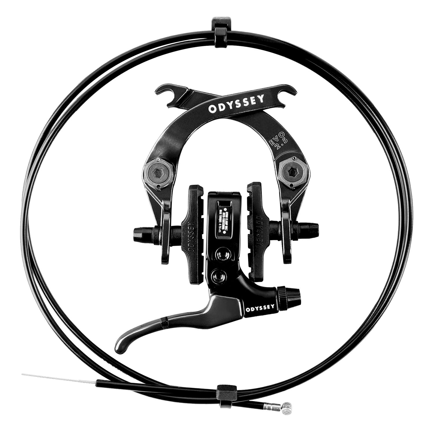 Odyssey Evolver 2.5 U-Brake Set w/ Mono Lever Black
