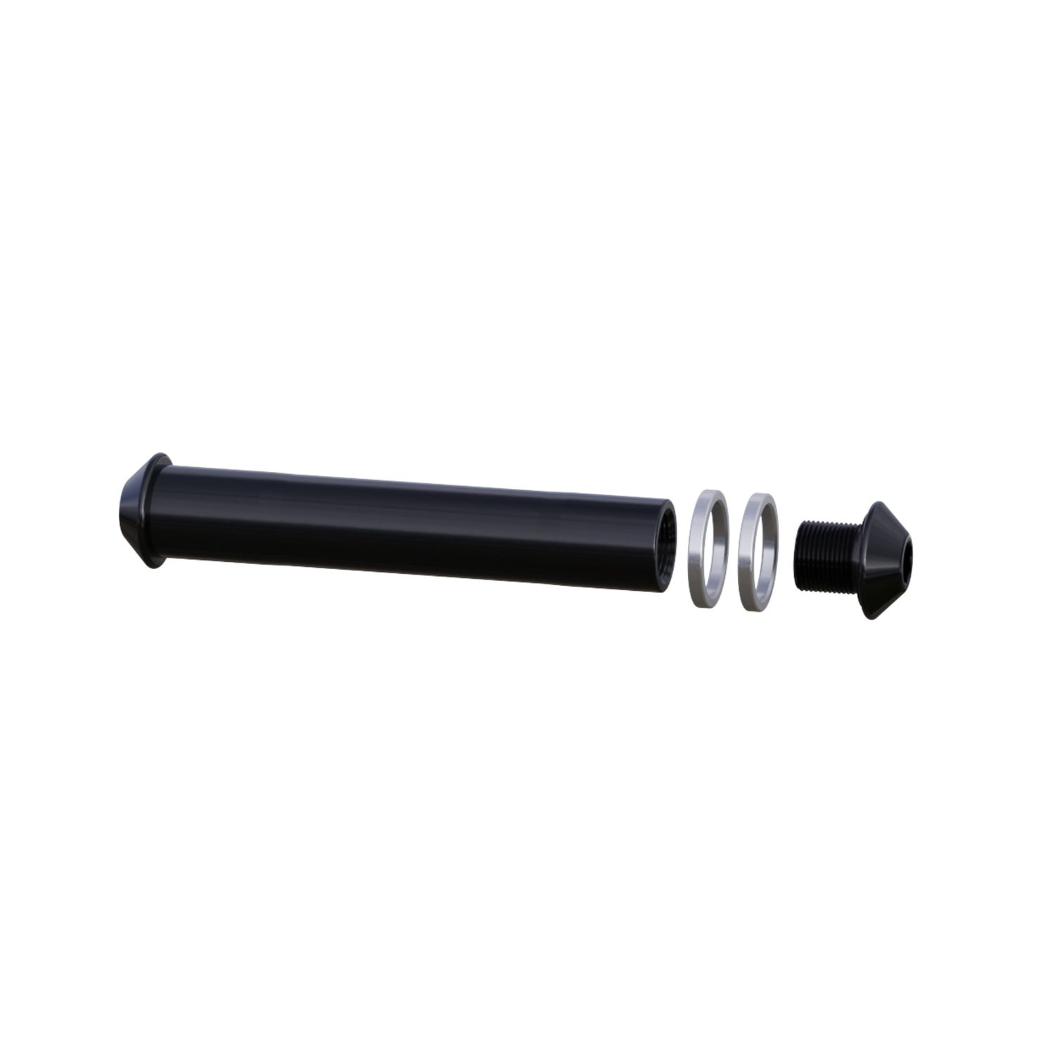 Onyx Thru Bolt Axle Kit - 20mm x 114mm LG Black