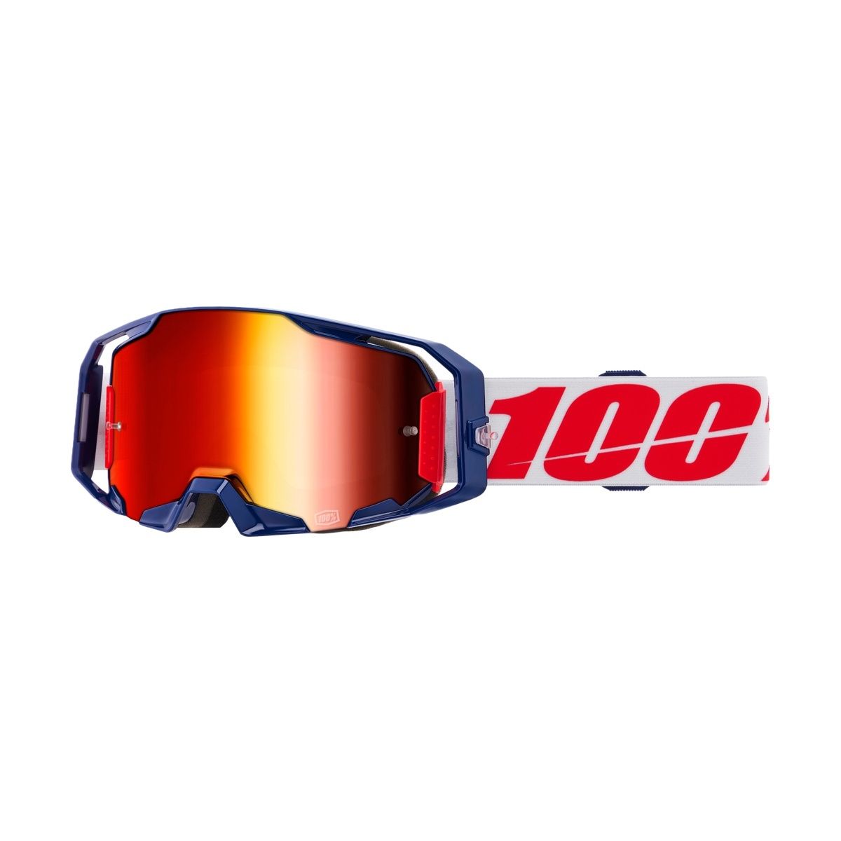 100% Armatic Goggle Mach Z Mirror Red Lens 100% Armatic Goggle Mach Z Mirror Red Lens