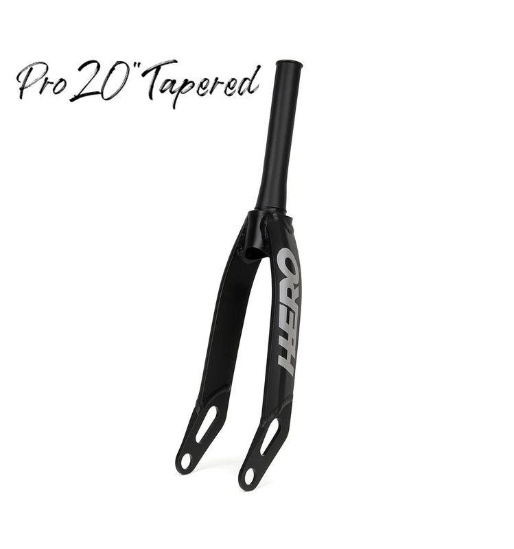 Hero Thunderbolt 20" Pro Fork Black Tapered 20mm DropOut