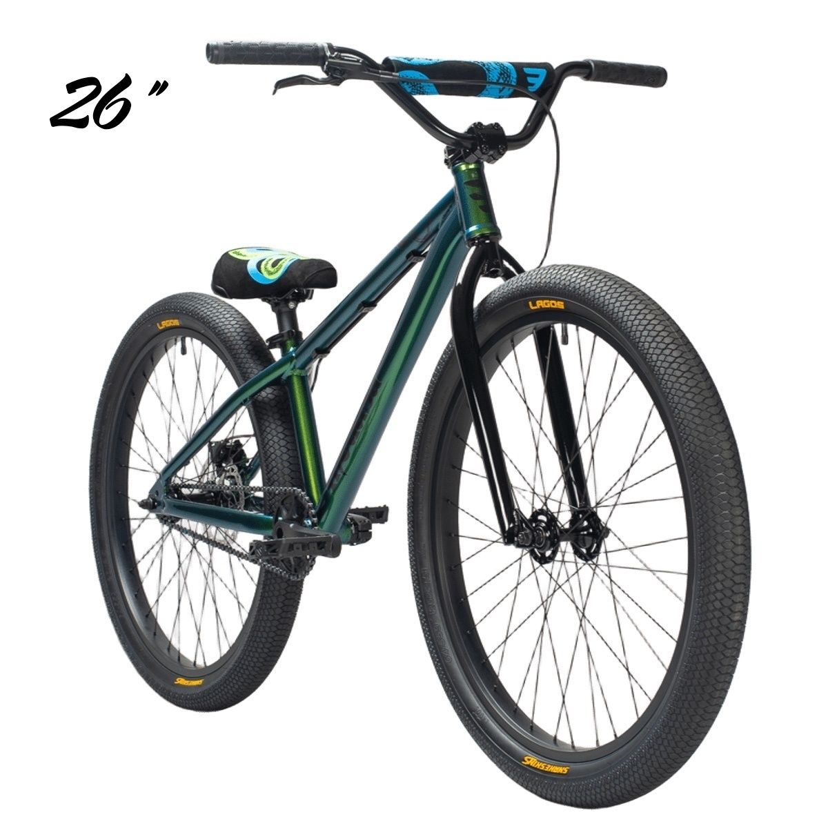 Mafia Medusa V2 26” Wheelie Bike Blue Green