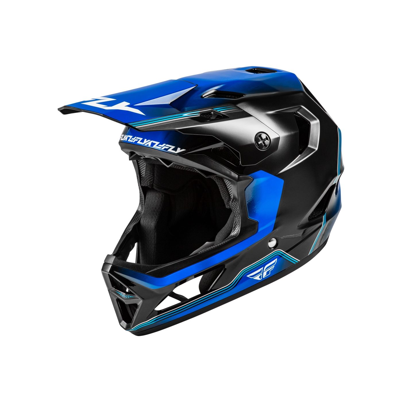 Fly Rayce Repeat Bicycle Helmet Black/Blue