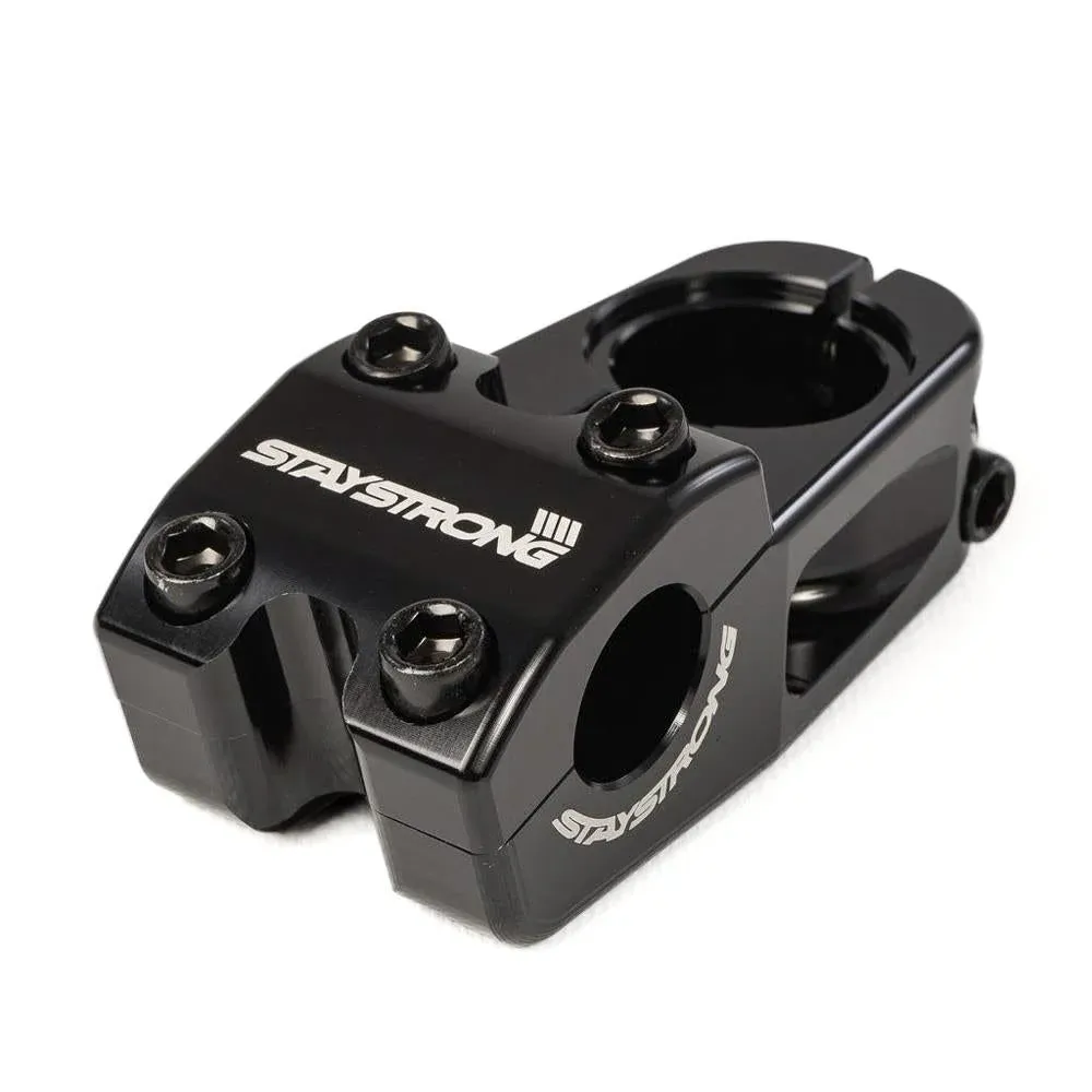 Stay Strong Top Line V2 1- 1/8" Race Stem Black