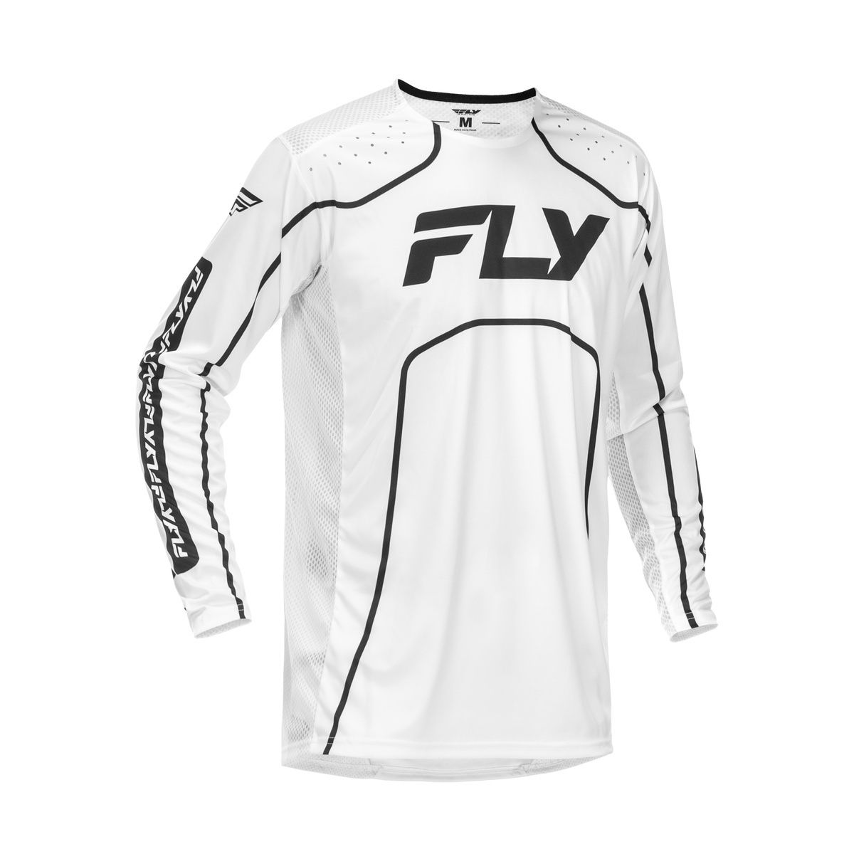 Fly Rayce Bicycle Jersey White/Black
