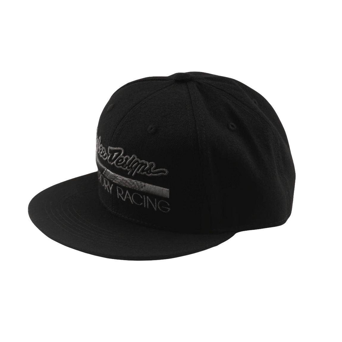 Troy Lee Factory Racing Flat Bill Snapback Black/Gray