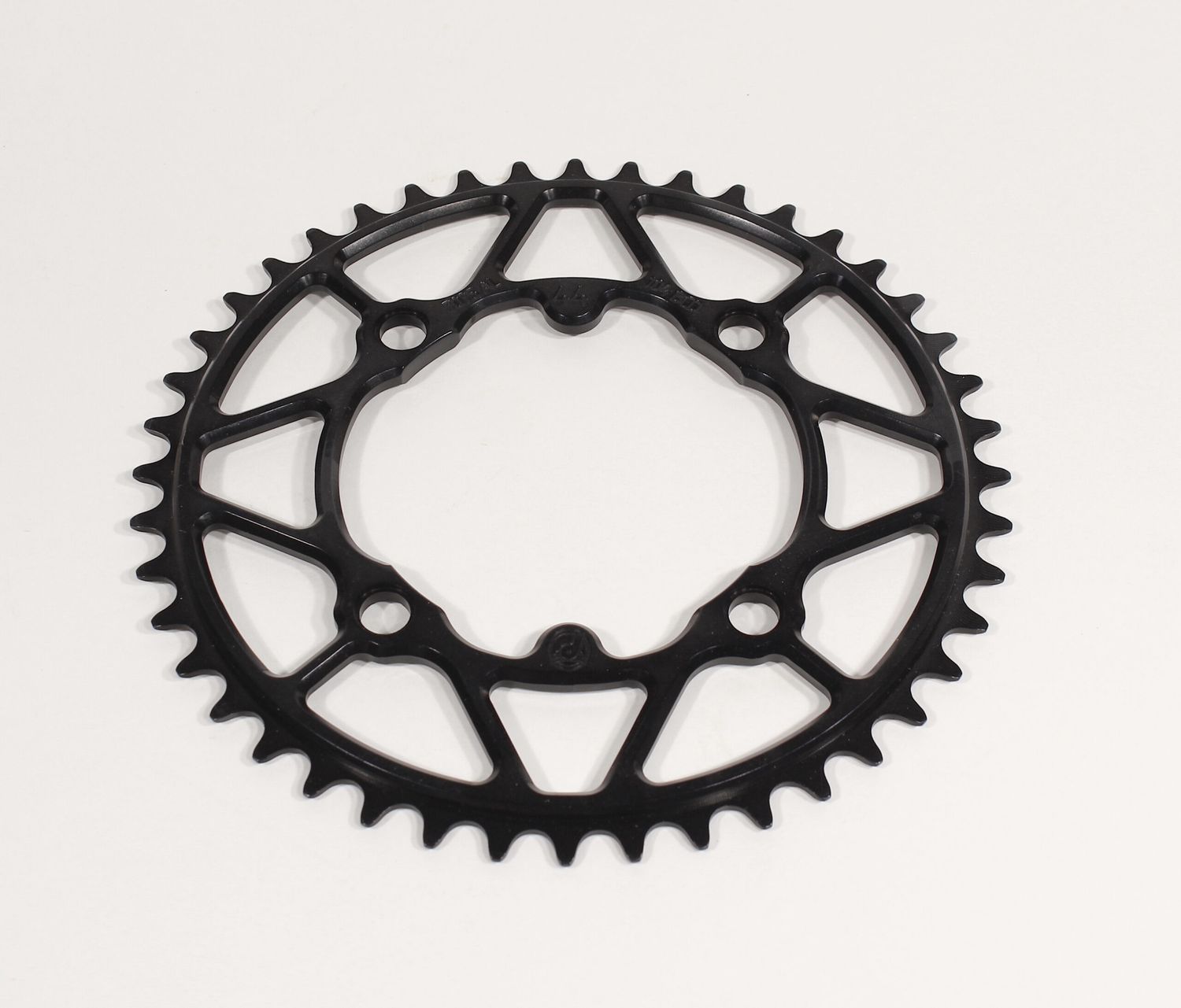 Profile Elite 4-Bolt Chainring Black Anodized