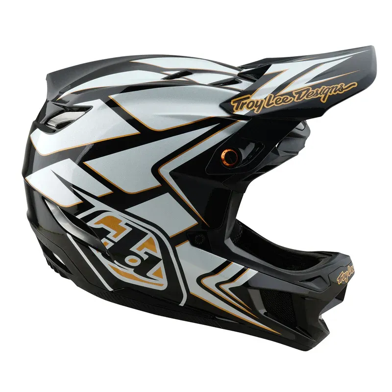 Troy Lee D4 Composite Helmet Ghostwing White