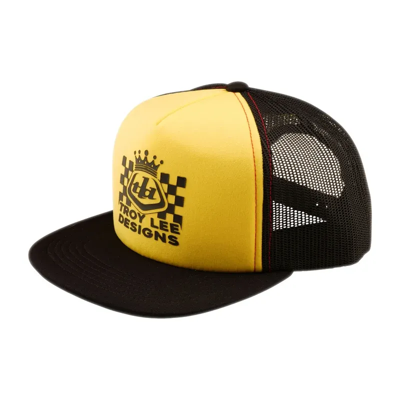 Troy Lee Friday Night Trucker Snapback Hat Black/Gold