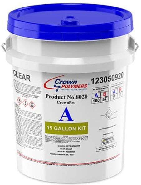 8020 Polyaspartic Broadcast and Topcoat Kit