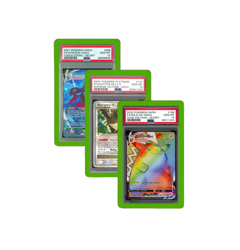 PSA Slab Bumper - Green - 3-Pack - Green