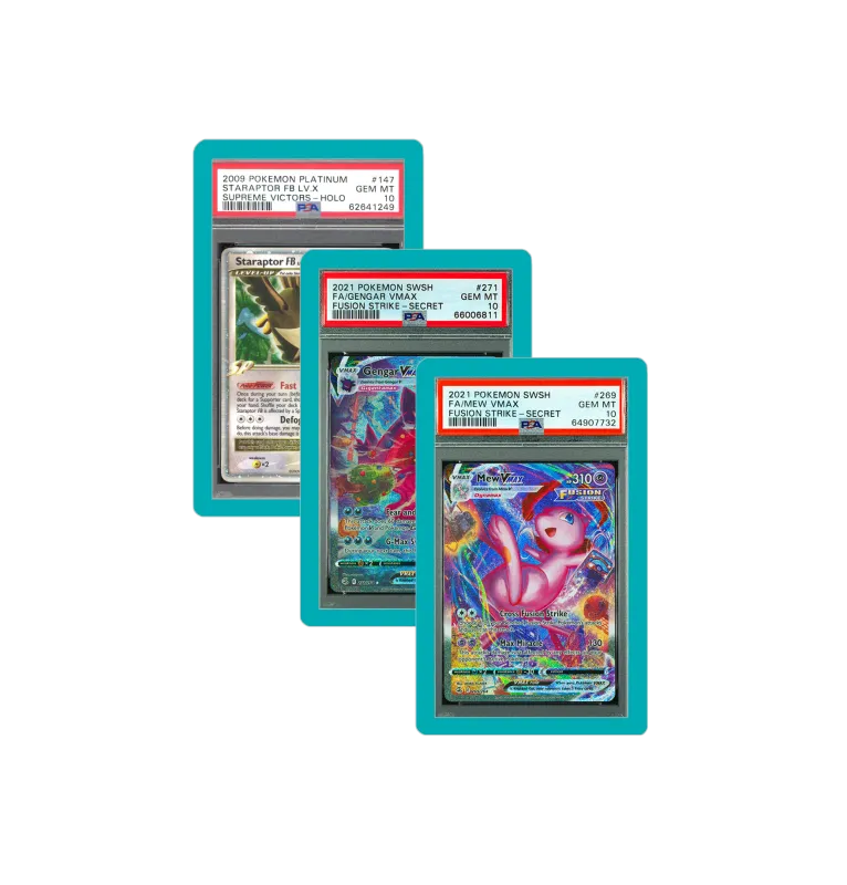 PSA Slab Bumper - Light Blue - 3-Pack