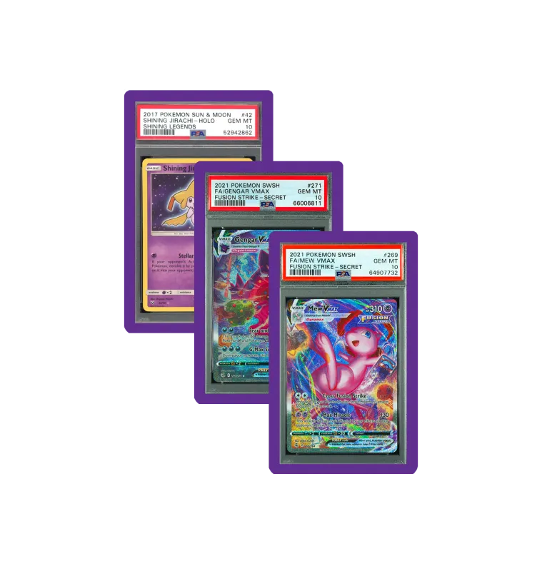 PSA Slab Bumper - Purple - 3-Pack