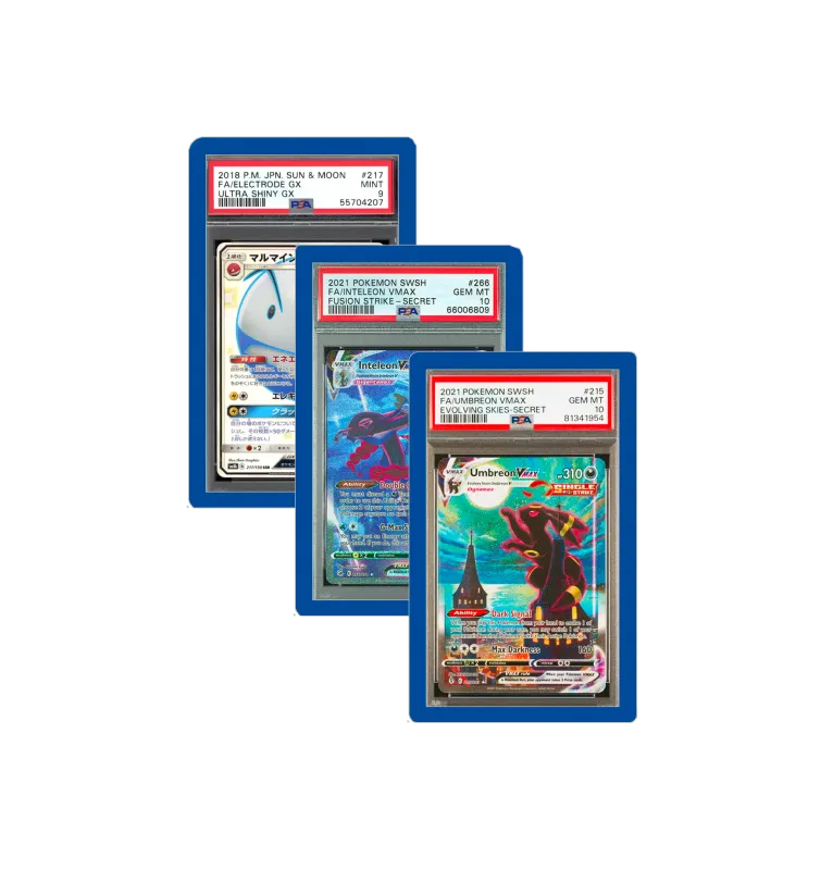 PSA Slab Bumper - Blue - 3-Pack