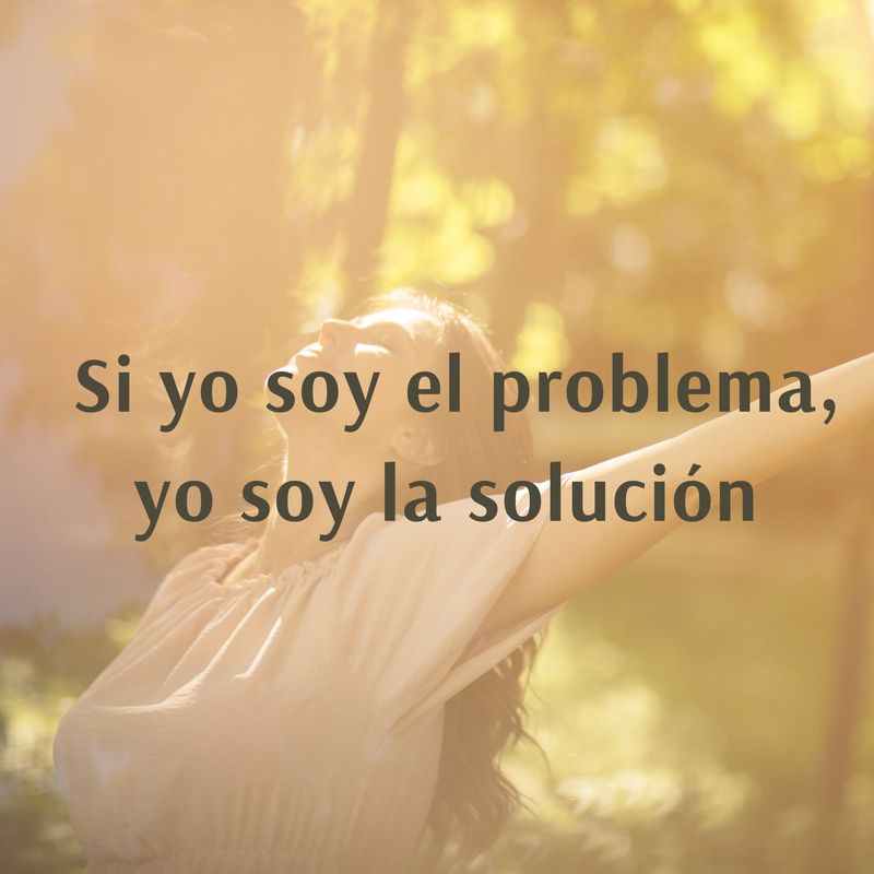 Conferencia Online "Si yo soy el problema, yo soy la solución"