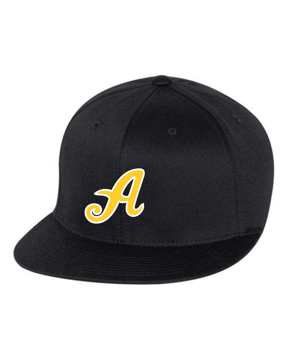 Option for Baseball Players Game Day Hat: FlexFit Hat (BLACK)