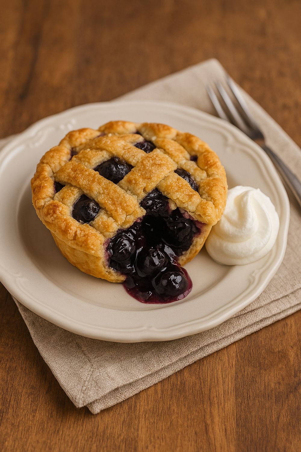 Mini Blueberry Pie Mini Blueberry Pie