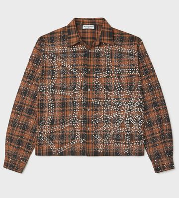 VALE FOREVER CHAINSAW FLANNEL ORANGE