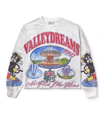 VALE FOREVER CARNIVAL LONG SLEEVE TEE WHITE