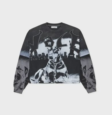 VALE DOG MONOCHROME L/S TEE