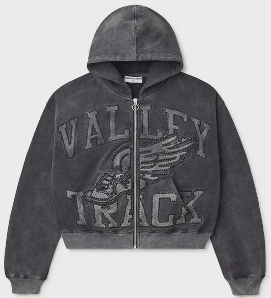 VALE BLACK CAT ZIP UP HOODIE