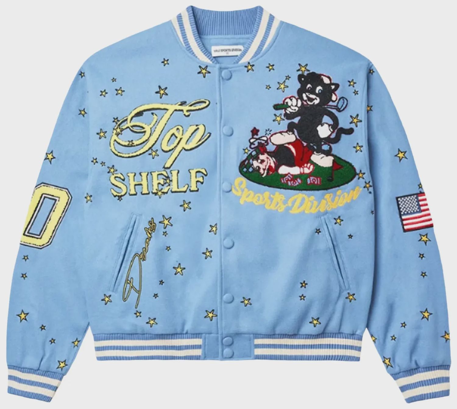 VALE FOREVER SKYHIGH VARSITY JACKT &quot;BLUE&quot;