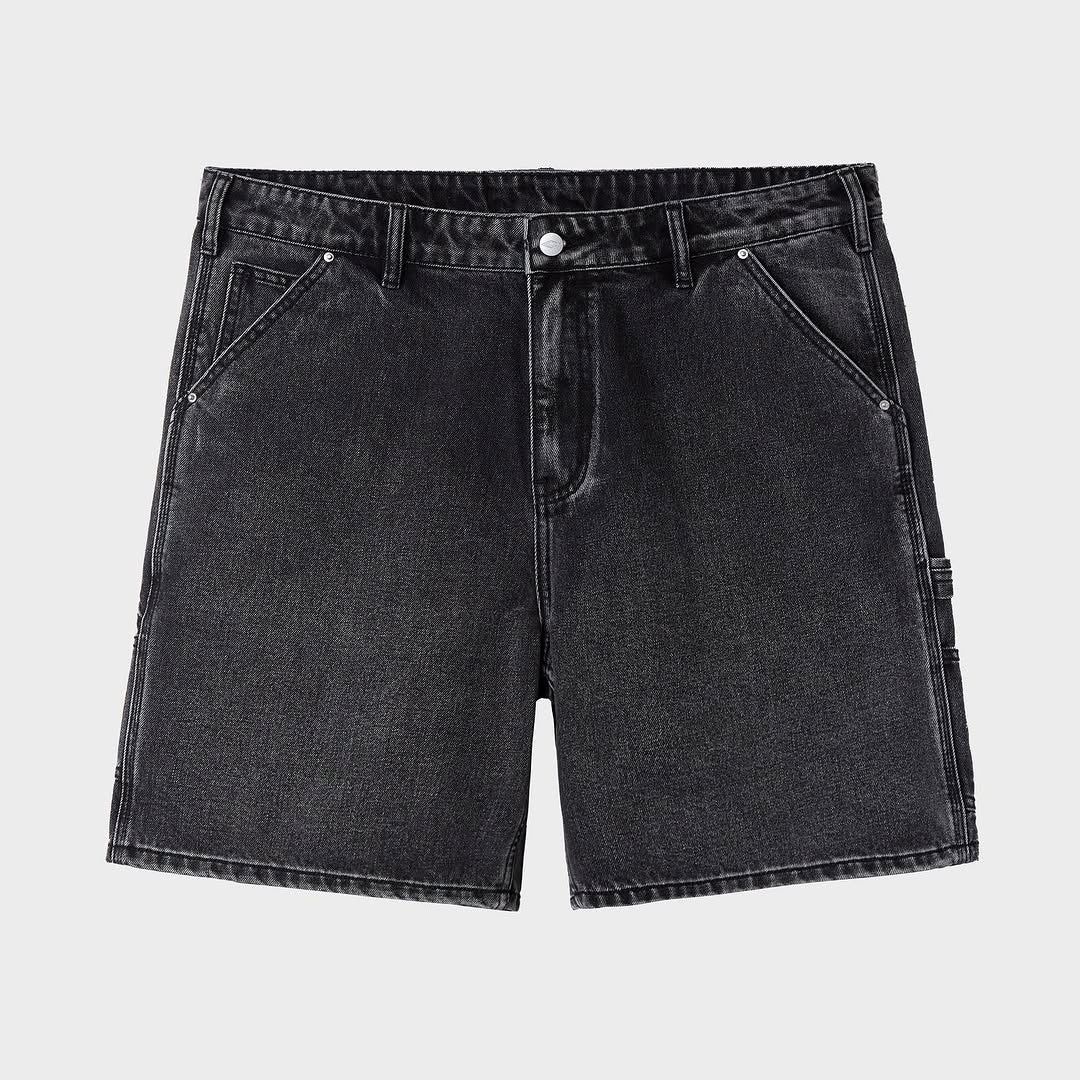 HAPPY MEMORIES DON&#39;T DIE (HMDD) GREY WASHED JEAN SHORTS