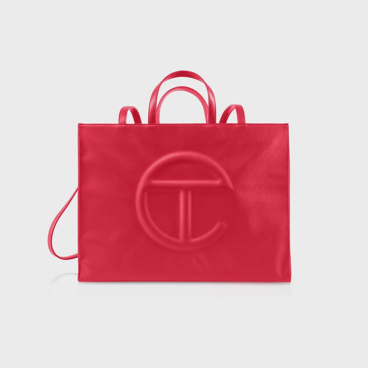 TELFAR RED LARGE BAG
