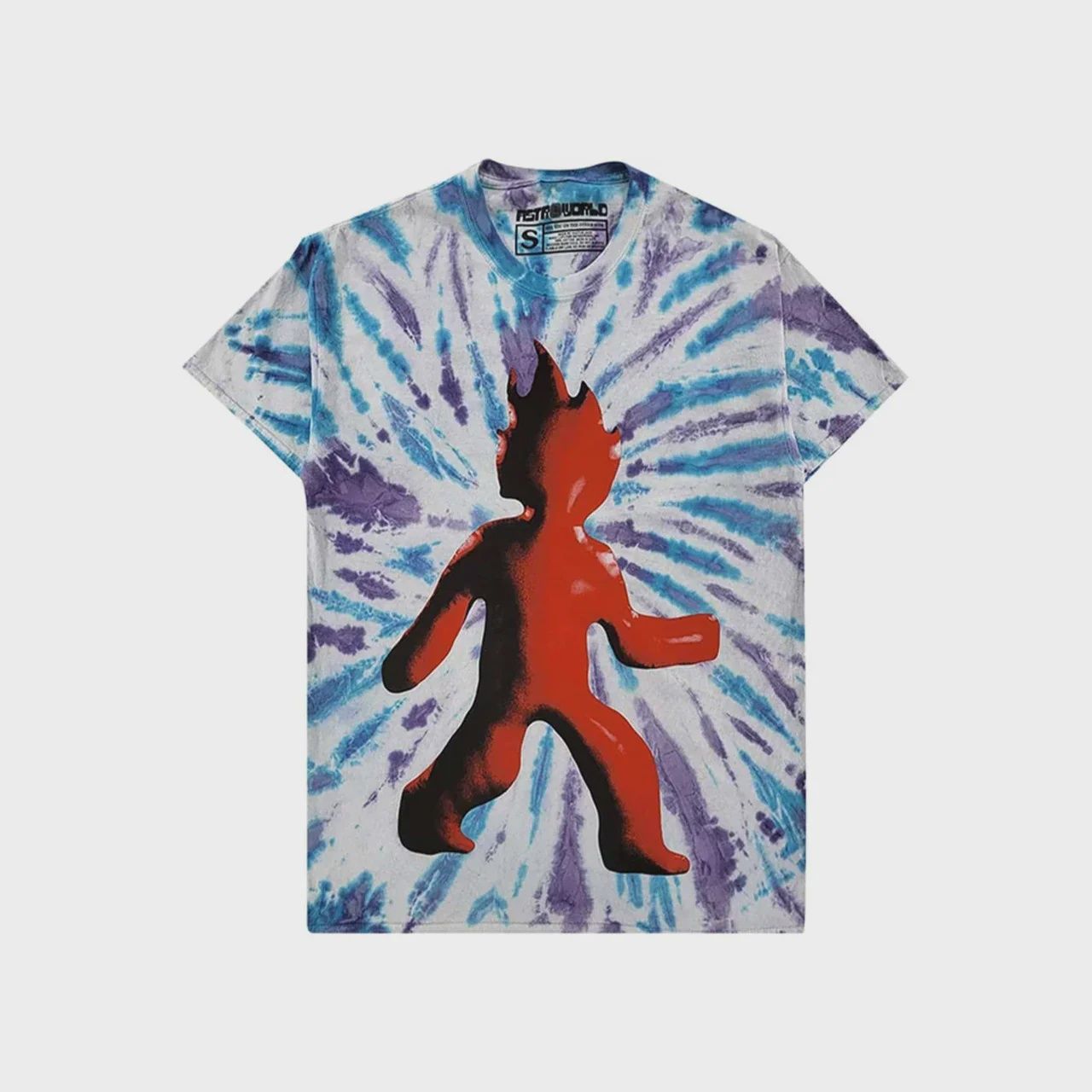 CACTUS JACK FLAME TEE &quot;TIE DIE&quot;