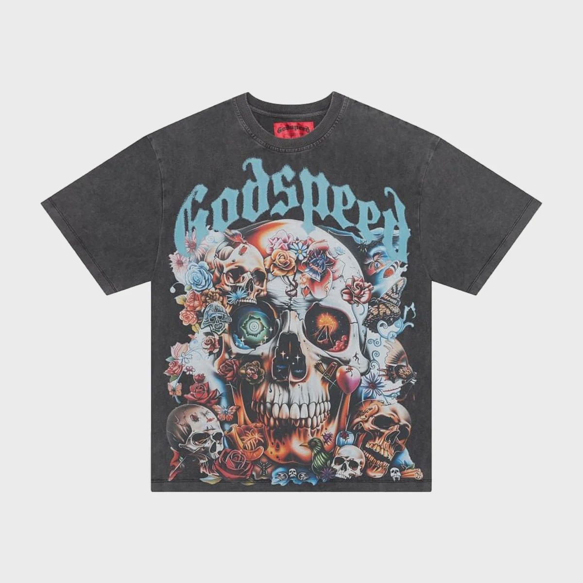 GODSPEED BONE ETERNAL DREAM GREY WASH TEE