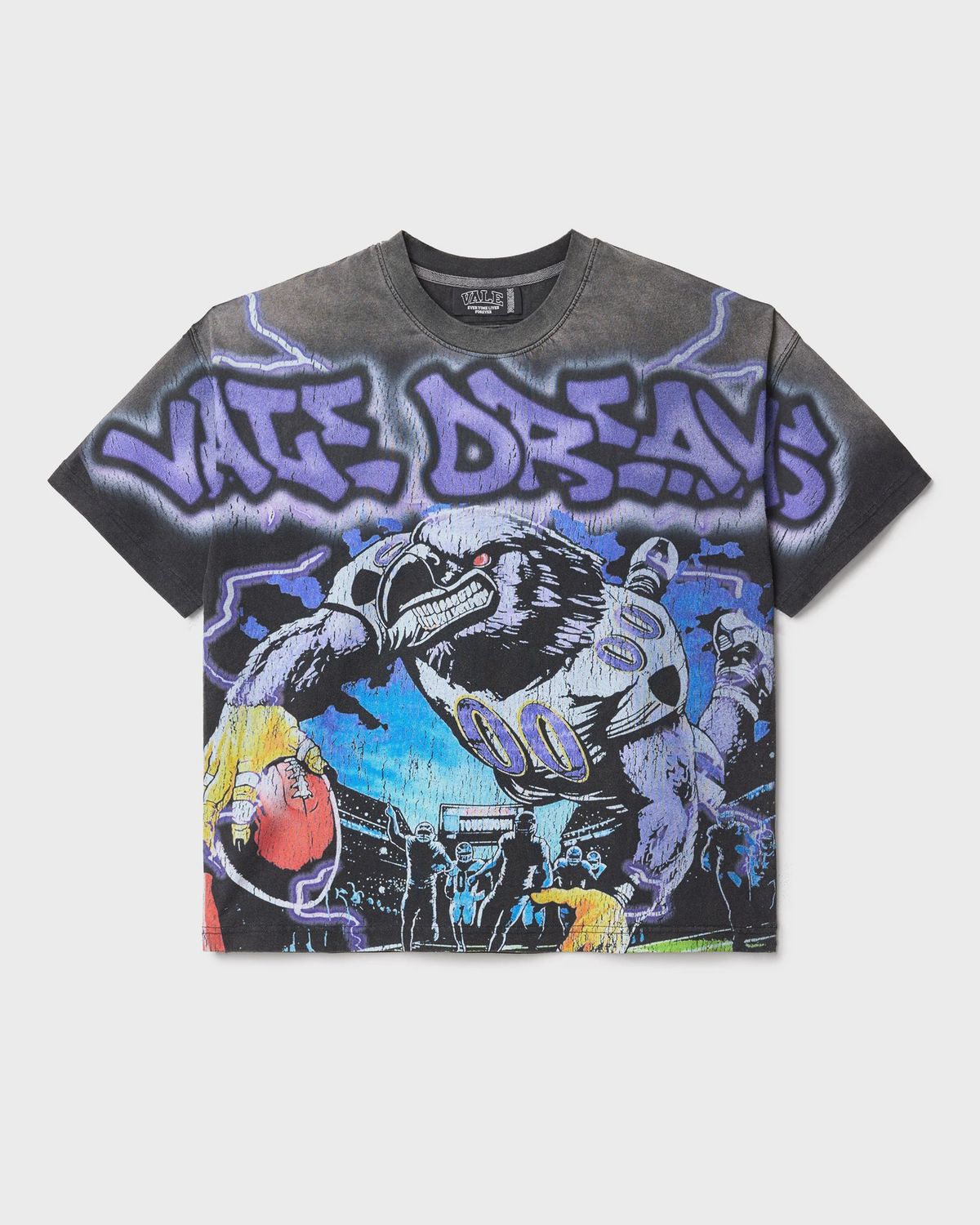 VALE RAVENS BIG TEE BLACK