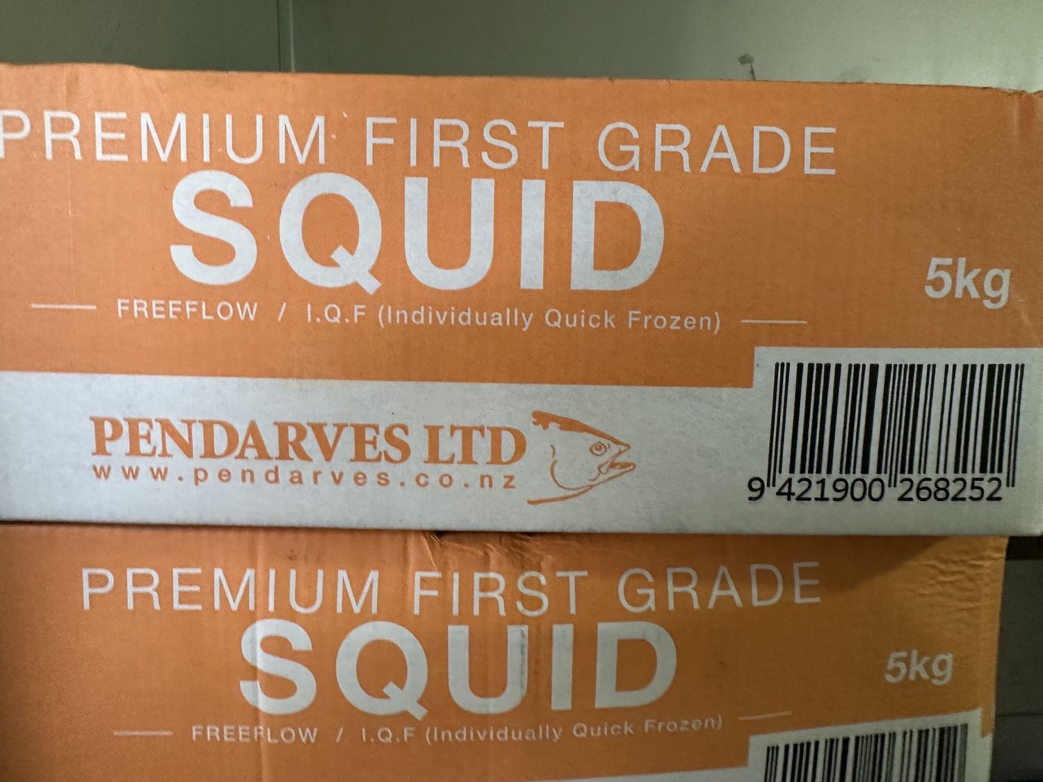 5 kg freeflow squid box