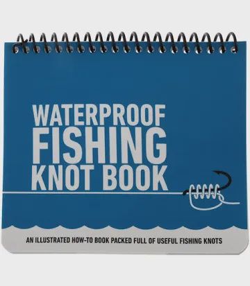 Waterproof fishing knot book