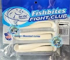 Fishbites 4&quot; white knuckle