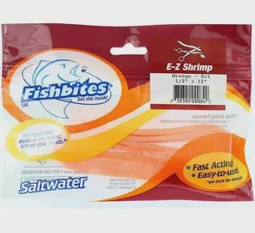 Fishbites E-Z shrimp orange fast action