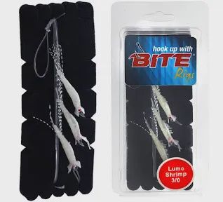 bite Lumo shrimp 5/0 trace