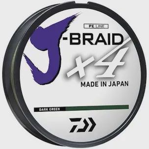 J braid x4 50 lb Bulk  (price per 100mtrs from 3000mtrs spool)