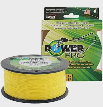 455mtrs 50lb yellow braid