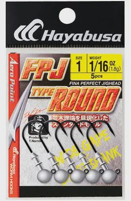 1/o jig head hayabusa 1/16th 5 pce